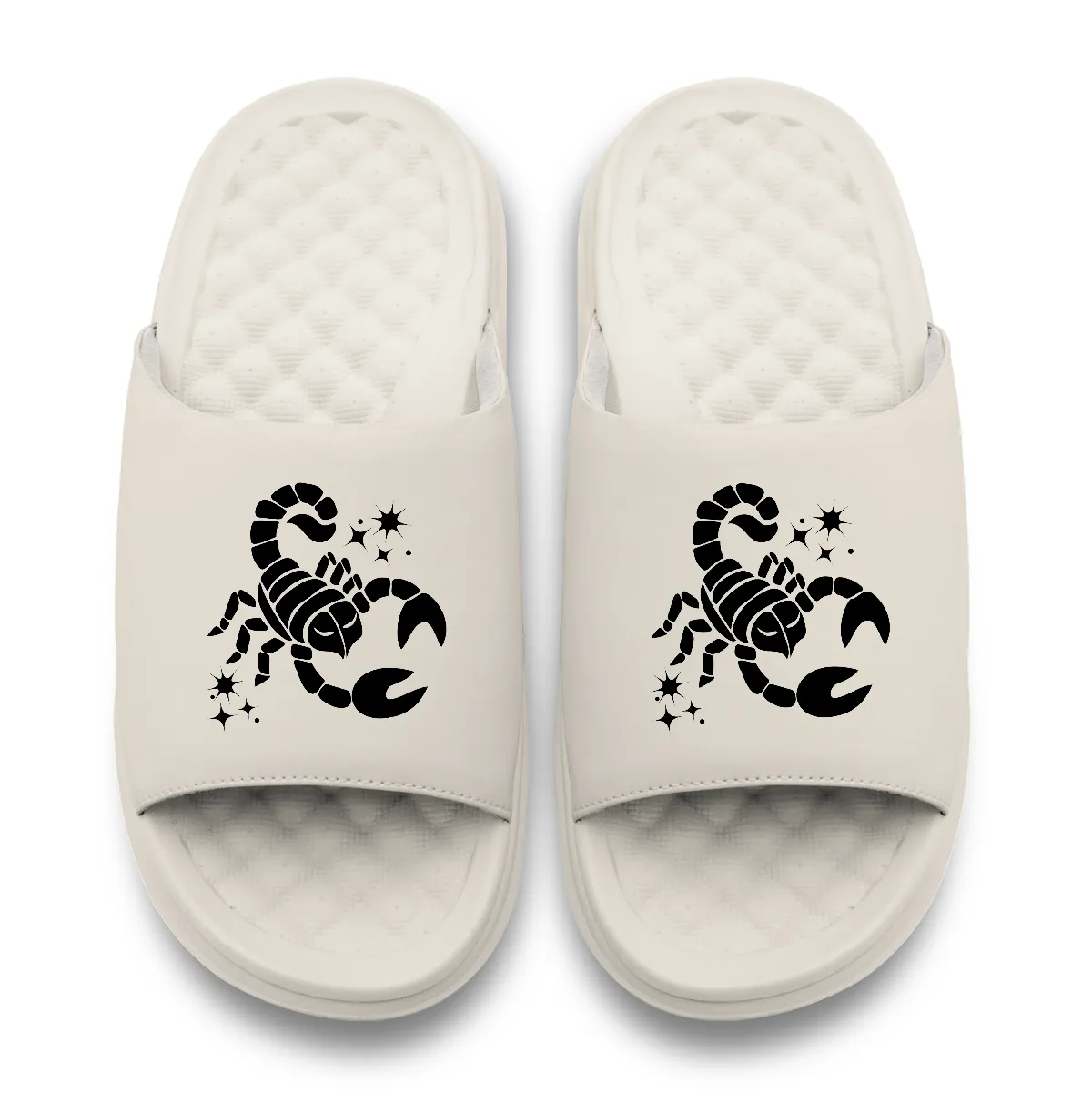 Scorpio Zodiac Symbols Motive Slide Sandals sold by Zulily product image thumbnail 4