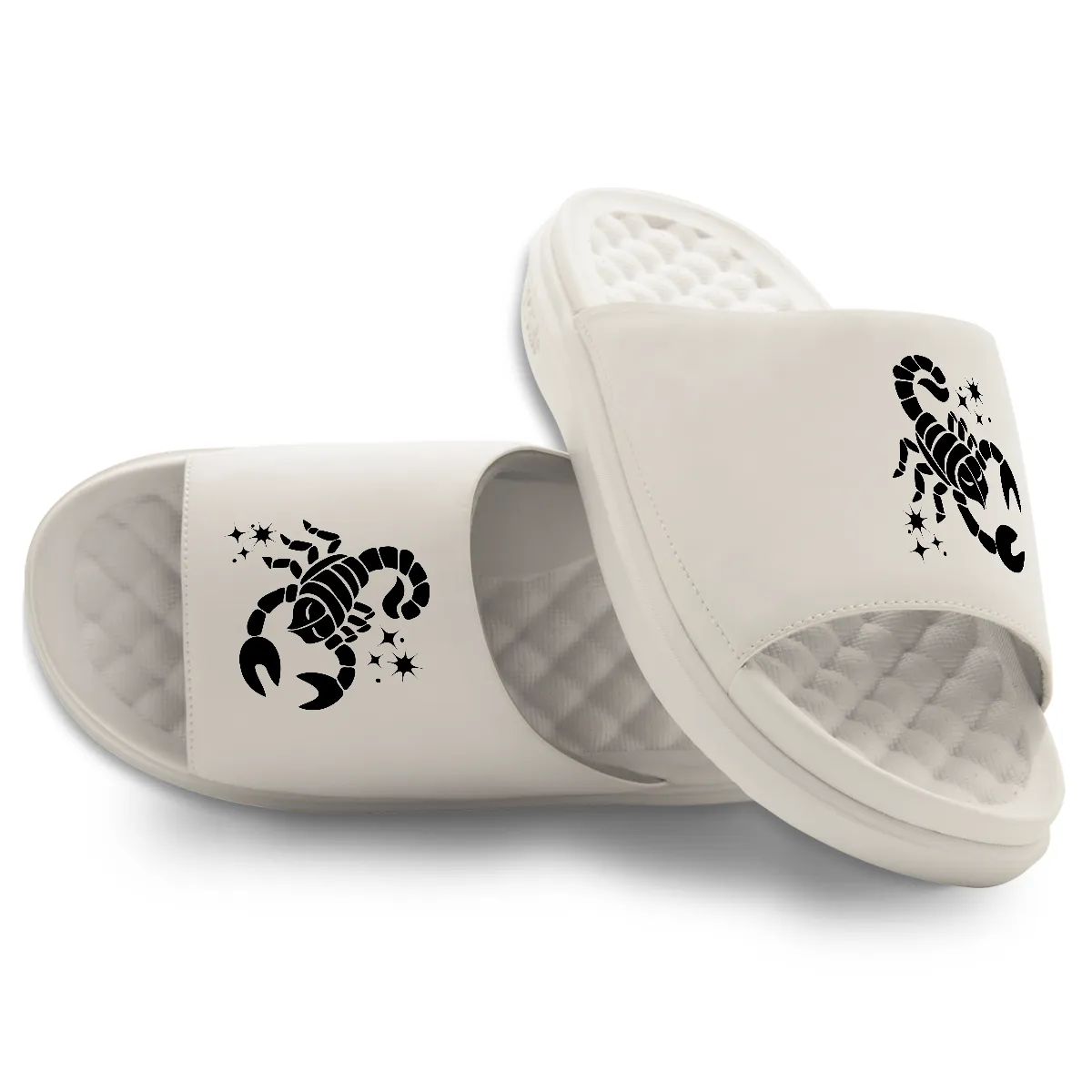 Scorpio Zodiac Symbols Motive Slide Sandals sold by Zulily product image thumbnail 3