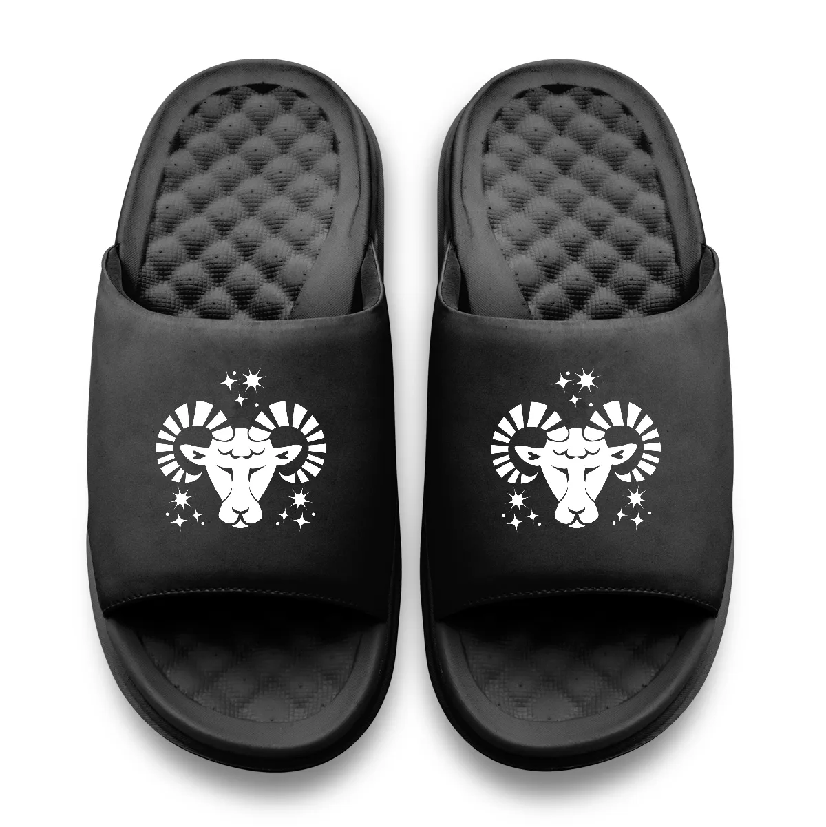 Aries Zodiac Symbols Motive Slide Sandals sold by Zulily product image thumbnail 2