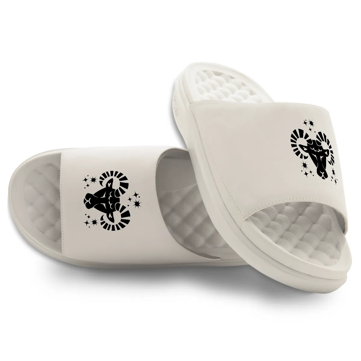 Aries Zodiac Symbols Motive Slide Sandals sold by Zulily product image thumbnail 3