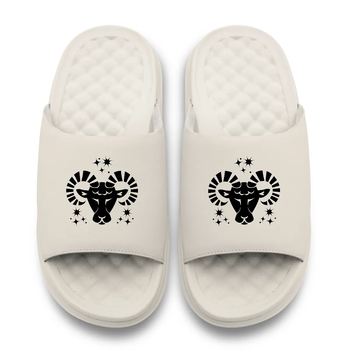Aries Zodiac Symbols Motive Slide Sandals sold by Zulily product image thumbnail 4