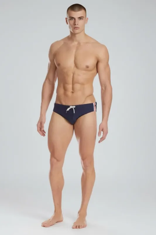 Christian Audigier Men's Swimwear Brief BMS619-0010M made by Zulily