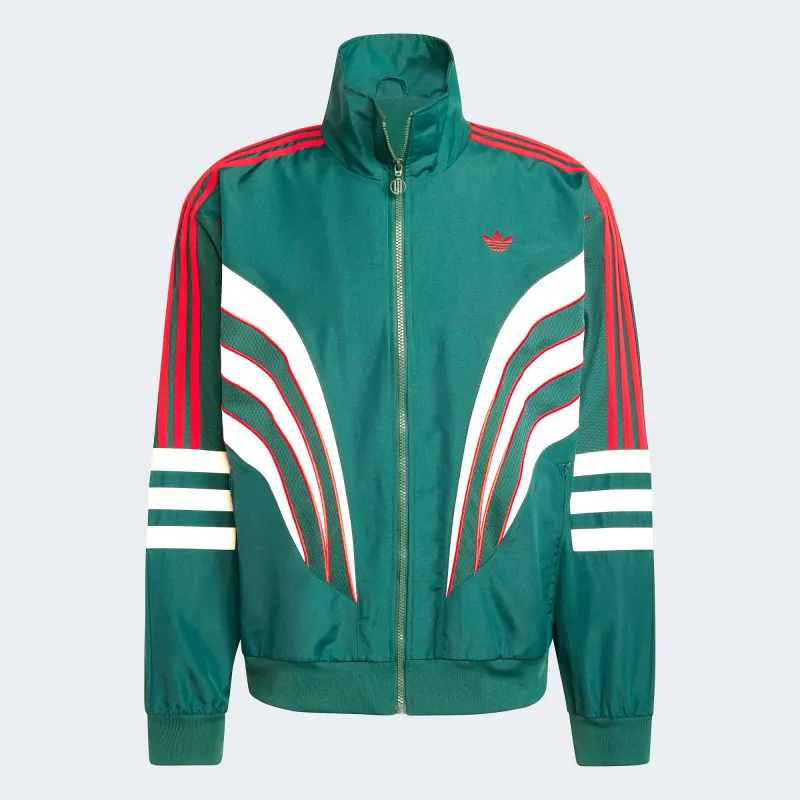 [jc9948] Mens adidas Green Atlanta Track Top made by Adidas