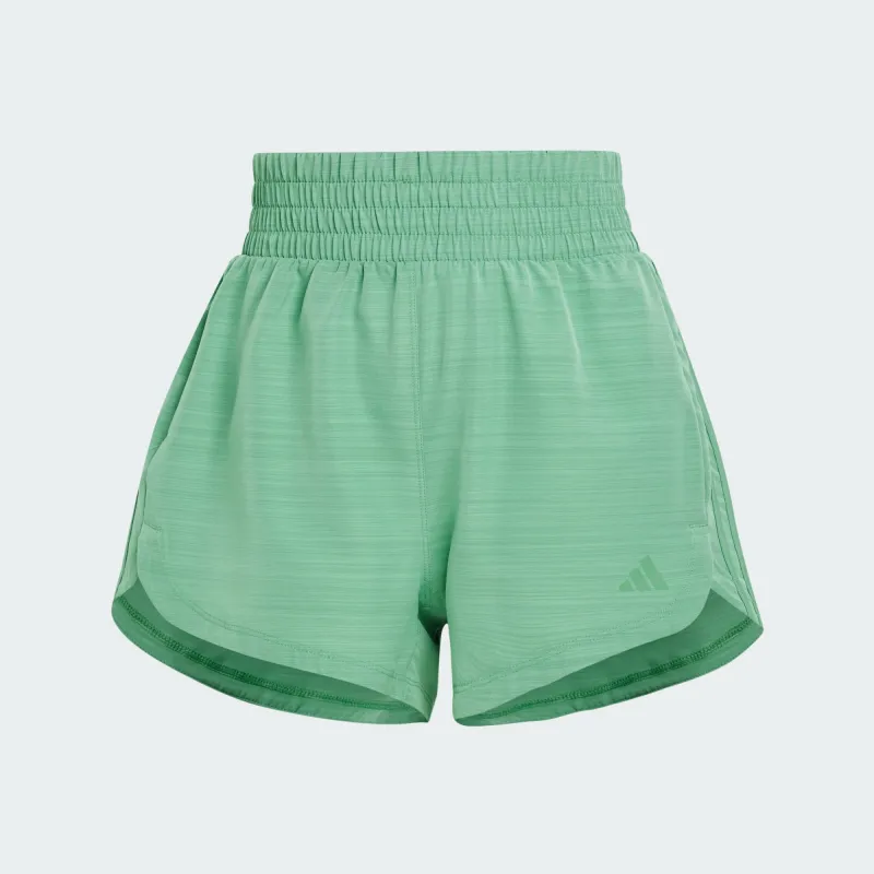 [is2174] Womens adidas Workout Pacer Training 3-stripes Woven High-rise Shorts made by Adidas