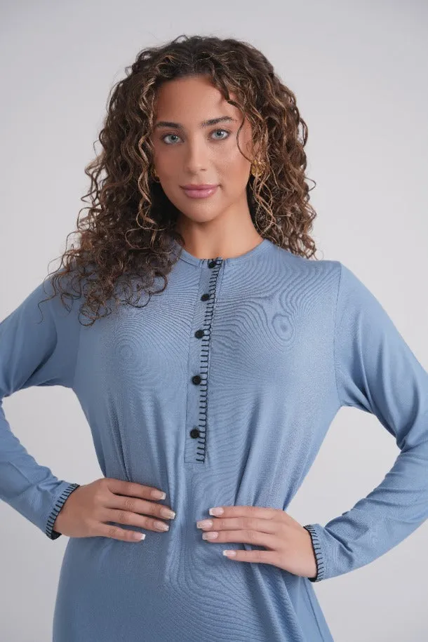 Blanket Stitch Nightgown sold by Zulily product image thumbnail 2