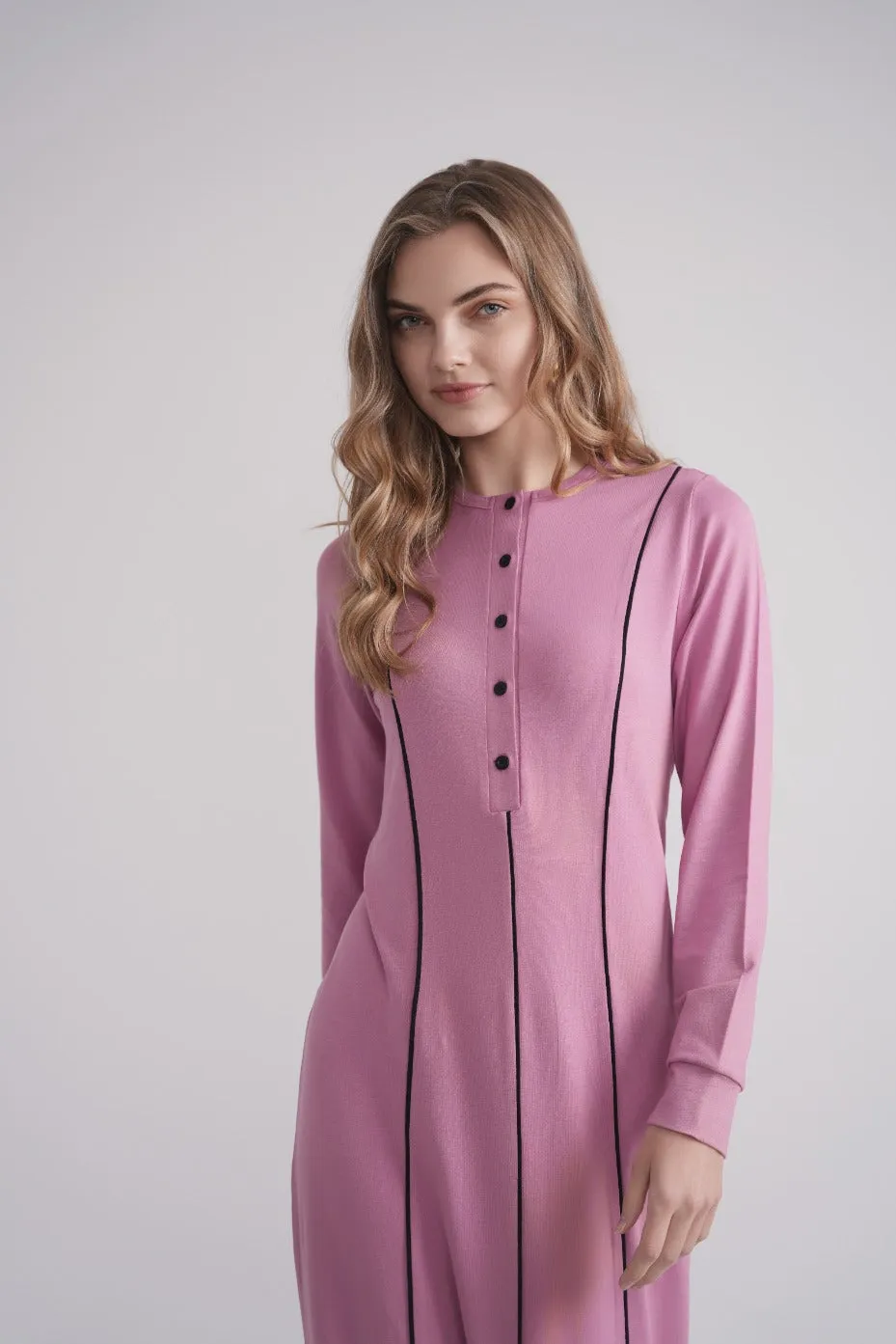 Taping Trim Nightgown sold by Zulily product image thumbnail 2