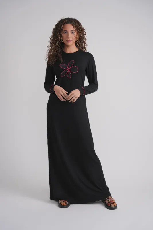 Embroidered Flower Nightgown made by Zulily