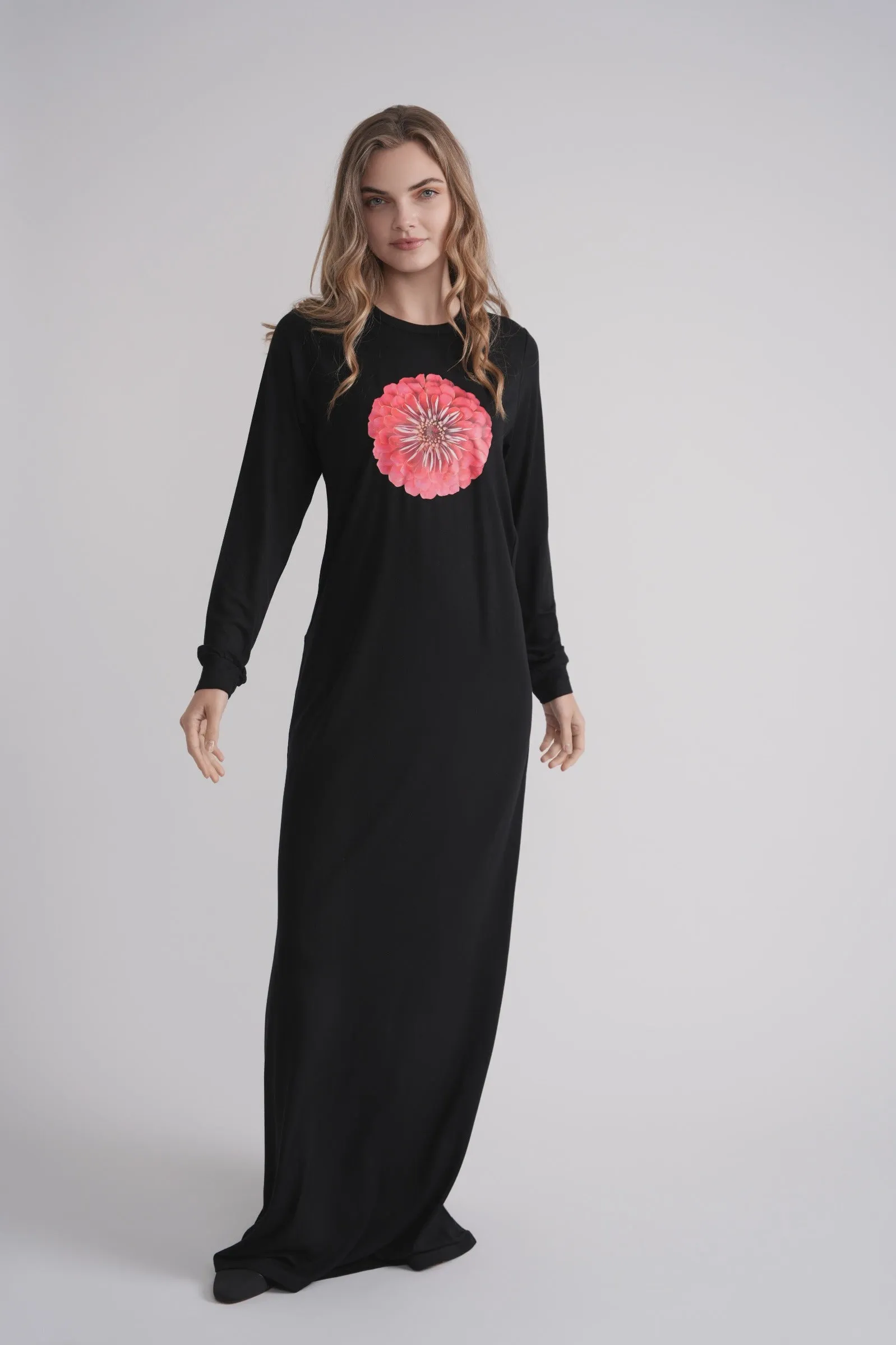 Printed Dahlia Nightgown sold by Zulily