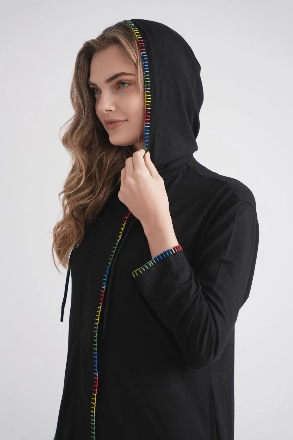 Blanket Stitch Morning Robe sold by Zulily product image thumbnail 4