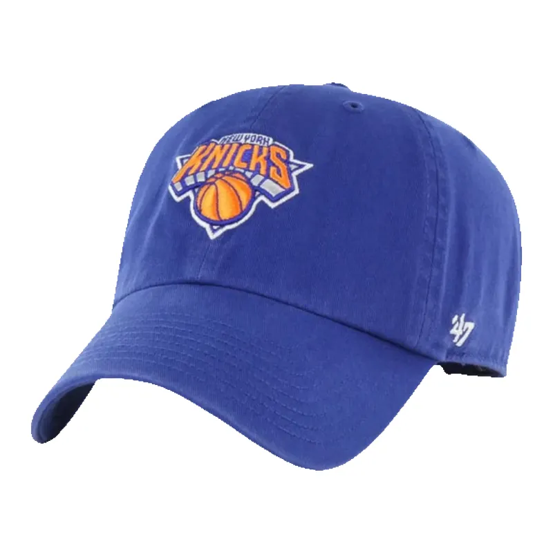 47 Brand New York Knicks Clean up Snapback Hat Royal made by 47