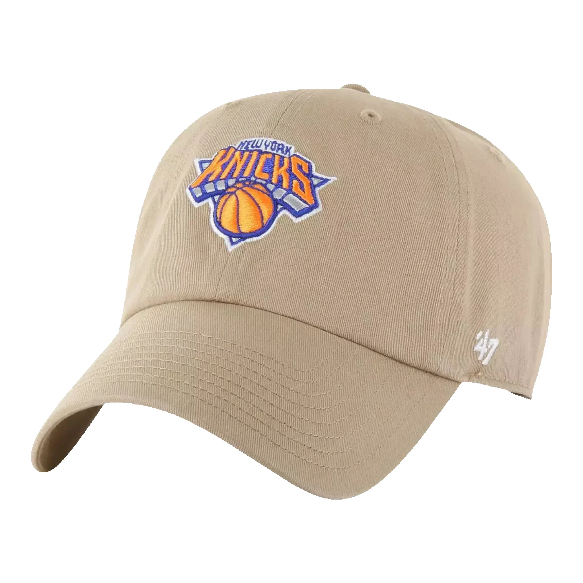 47 Brand New York Knicks Clean up Snapback Hat Khaki sold by Zulily