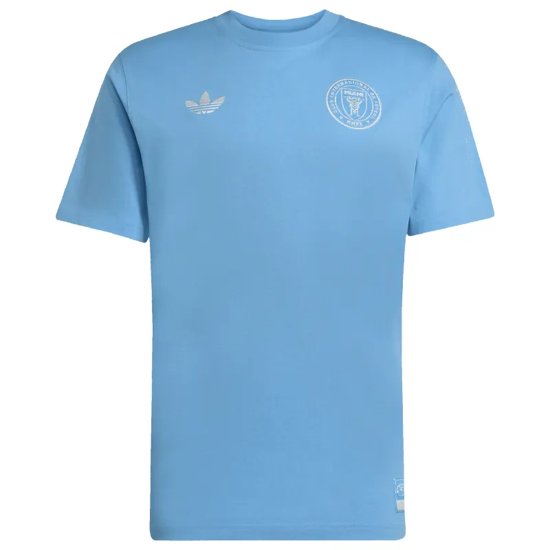 [jm5159] Mens adidas Originals Inter Miami CF Travel Tee T-shirt made by Adidas