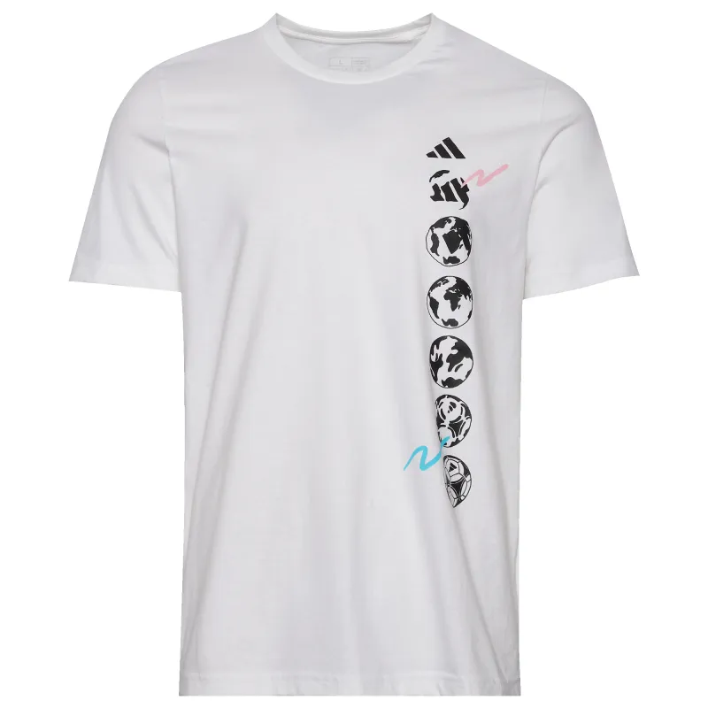 [ji5608] Mens adidas Earth Ball T-shirt made by Adidas