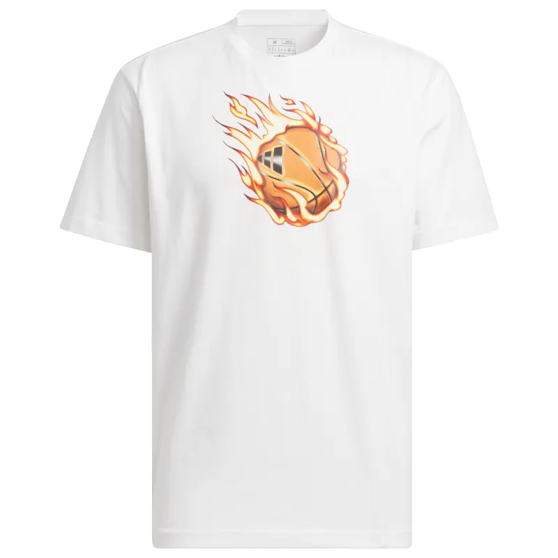[iy1160] Mens adidas on Fire Short Sleeve T-shirt made by Adidas
