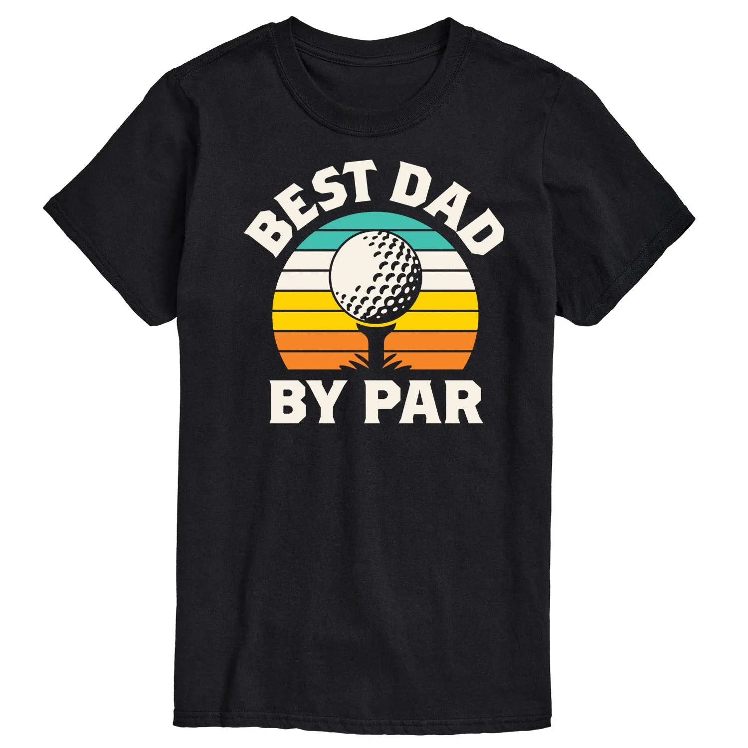Instant Message - Best Dad By Par - Men's Short Sleeve Graphic T-Shirt sold by Zulily