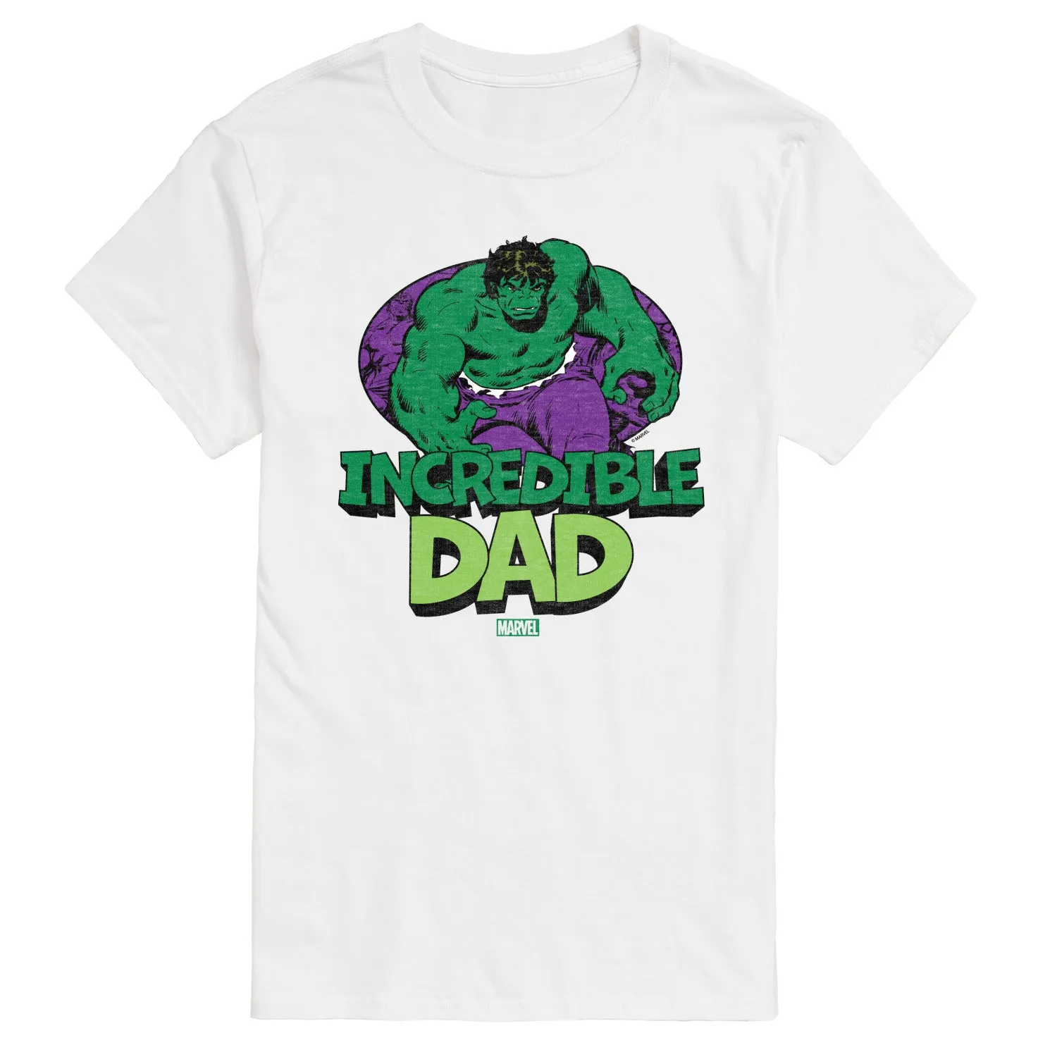 Marvel - Incredible Dad Hulk - Men's Short Sleeve Tee sold by Zulily product image thumbnail 4