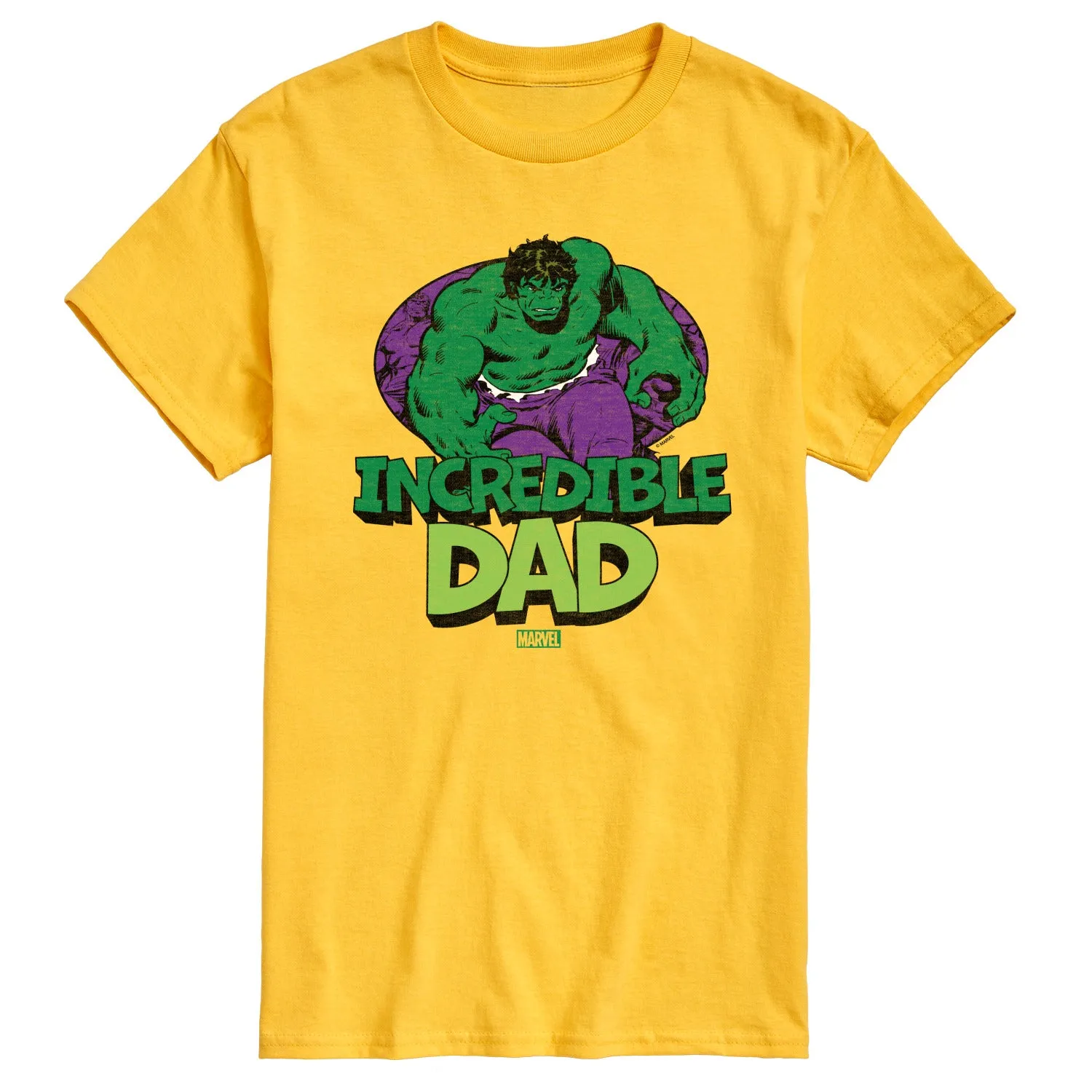 Marvel - Incredible Dad Hulk - Men's Short Sleeve Tee sold by Zulily product image thumbnail 5