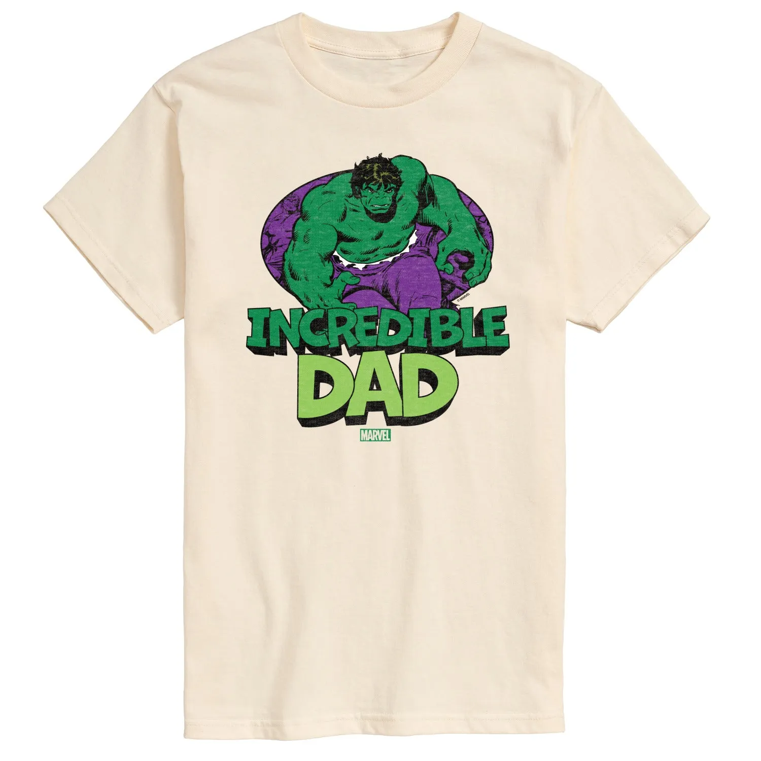 Marvel - Incredible Dad Hulk - Men's Short Sleeve Tee sold by Zulily product image thumbnail 2
