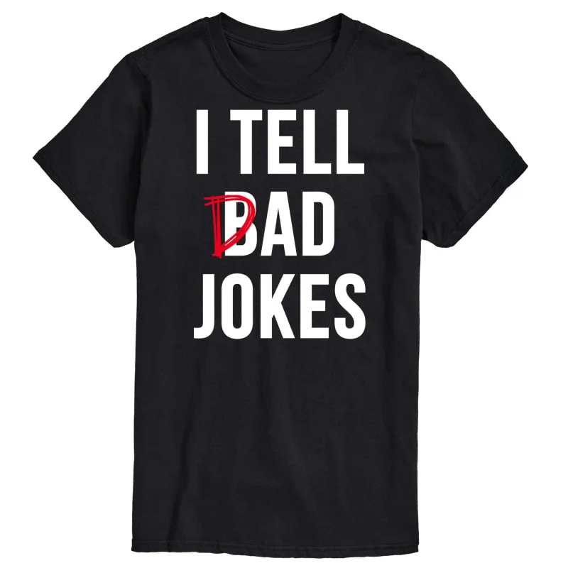 Instant Message - I Tell Dad Jokes - Men's Short Sleeve Graphic T-Shirt made by Zulily