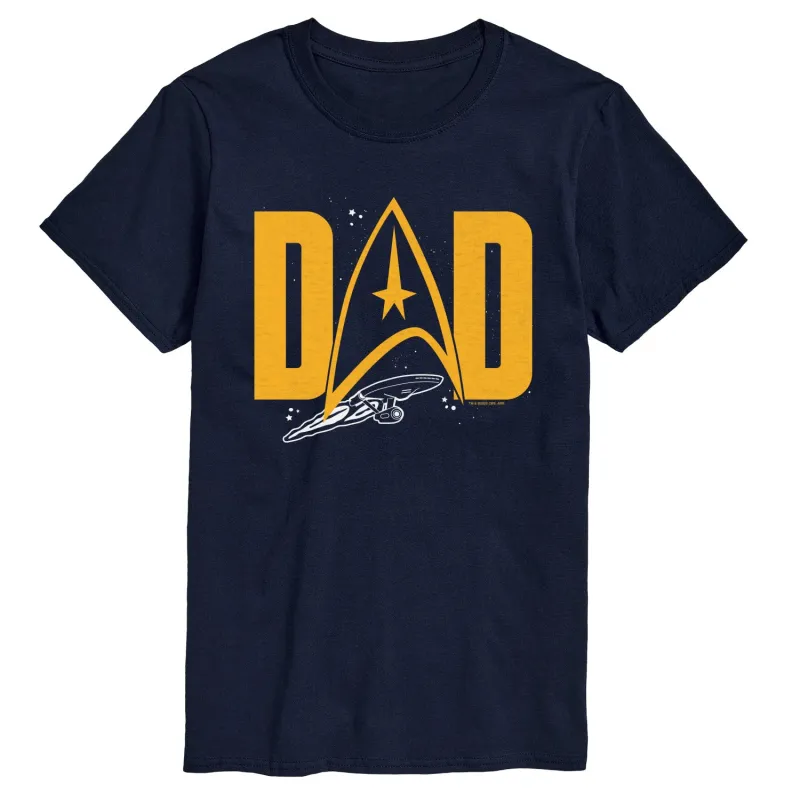 Star Trek - Starfleet Dad - Men's Short Sleeve Graphic T-Shirt made by Zulily