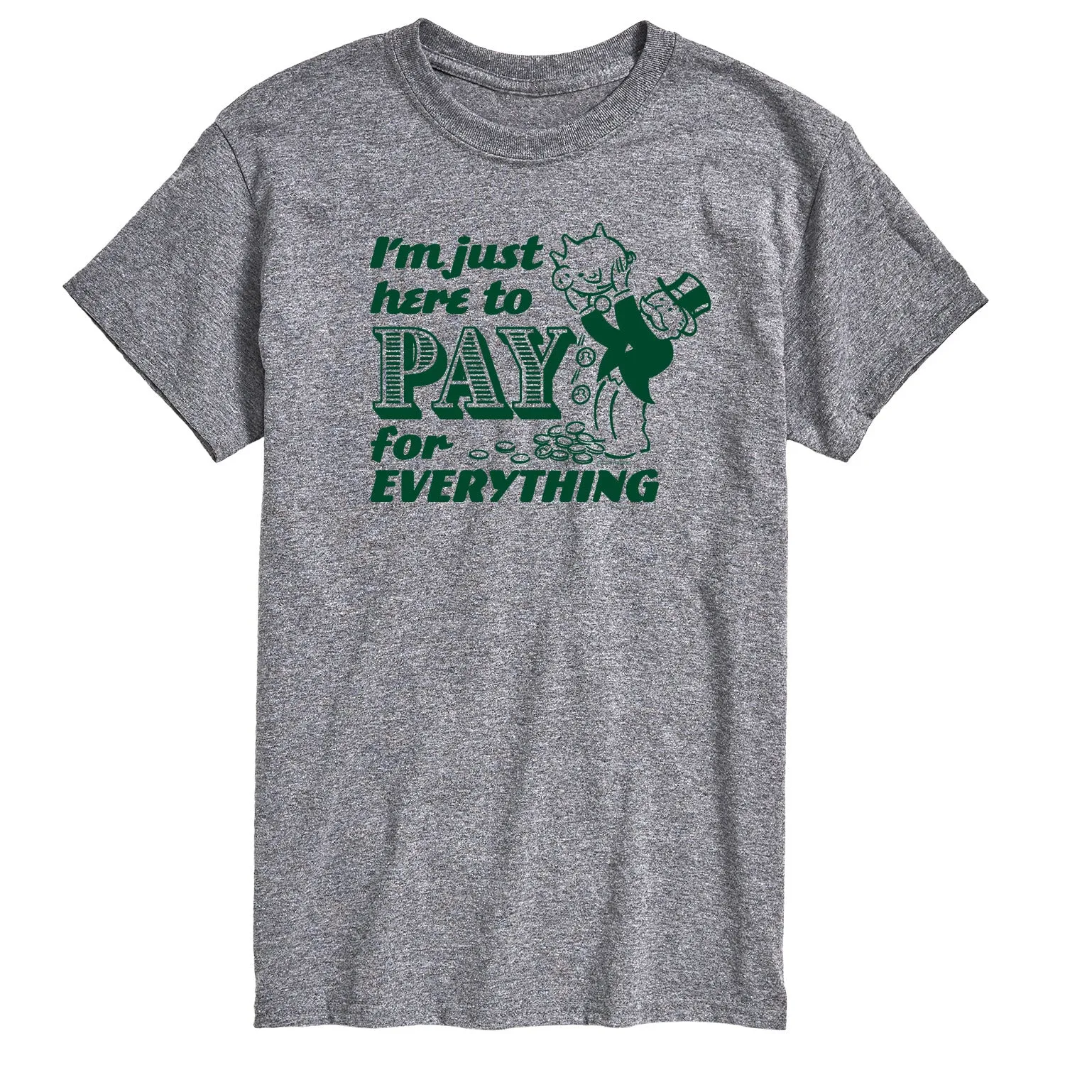 Monopoly - I'm Just Here To Pay - Men's Short Sleeve Graphic T-Shirt sold by Zulily product image thumbnail 2
