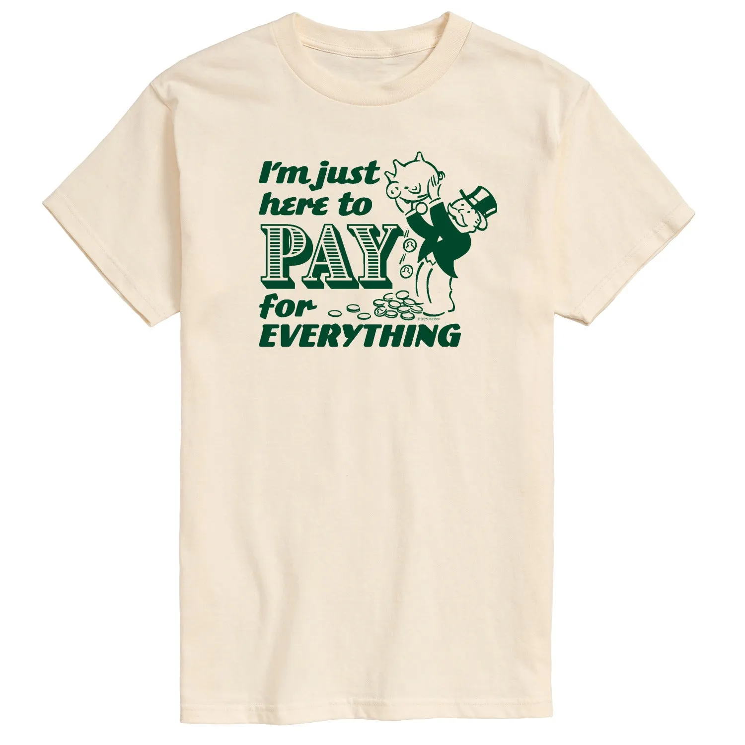 Monopoly - I'm Just Here To Pay - Men's Short Sleeve Graphic T-Shirt sold by Zulily product image thumbnail 3