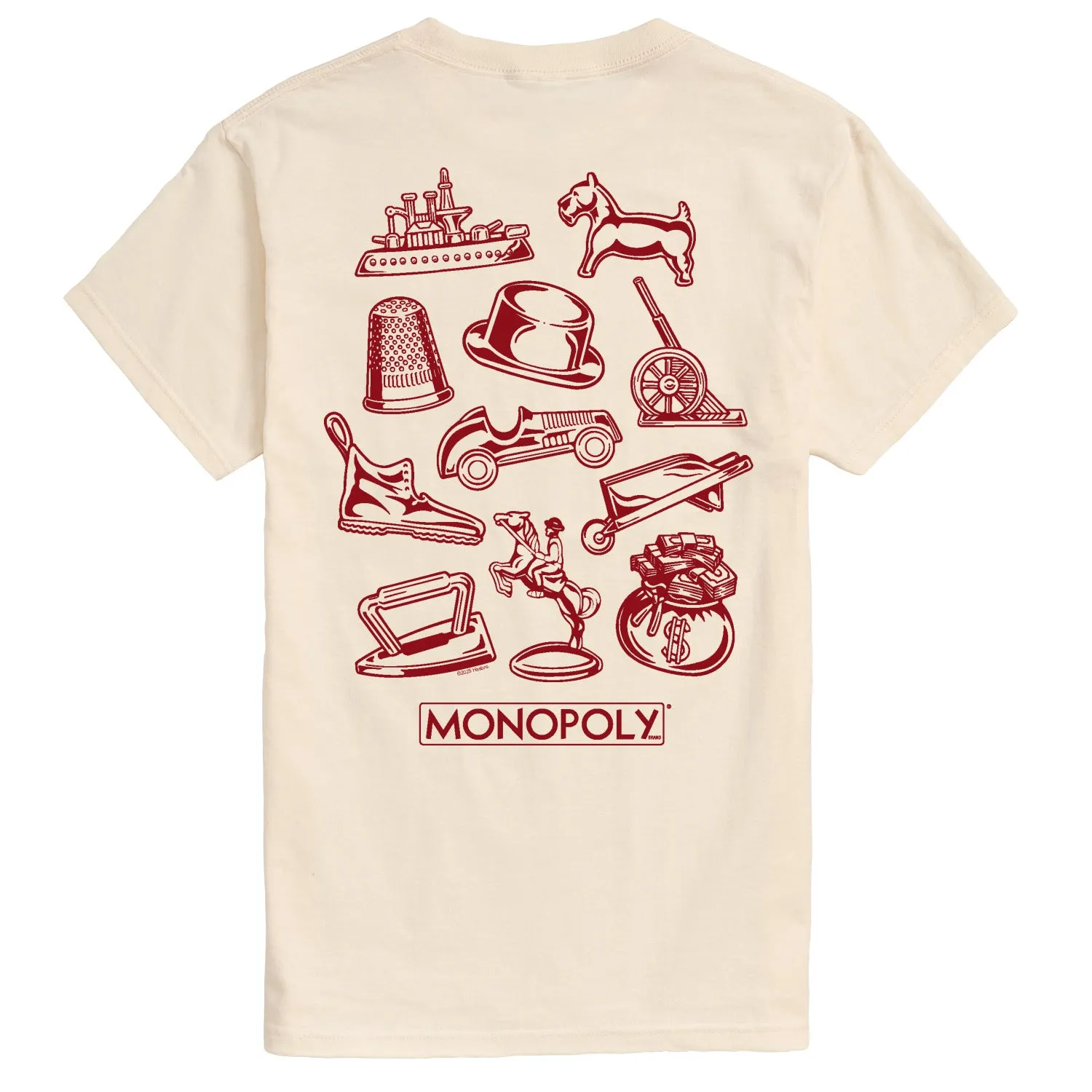 Monopoly - Monopoly Piece - Men's Short Sleeve Graphic T-Shirt sold by Zulily product image thumbnail 2