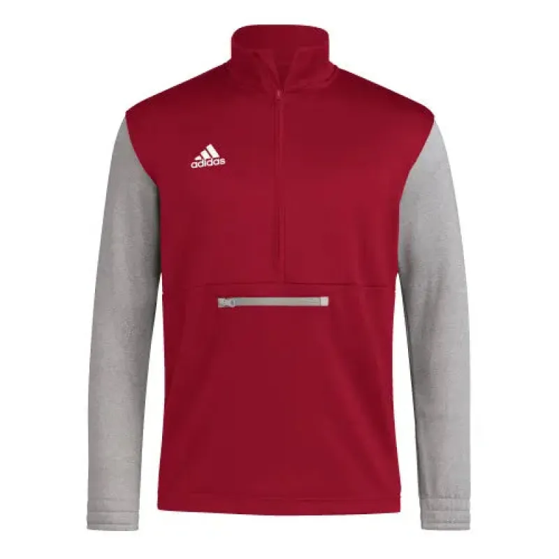 [HI3134] Mens Adidas Team Issue Quarter-Zip made by Adidas