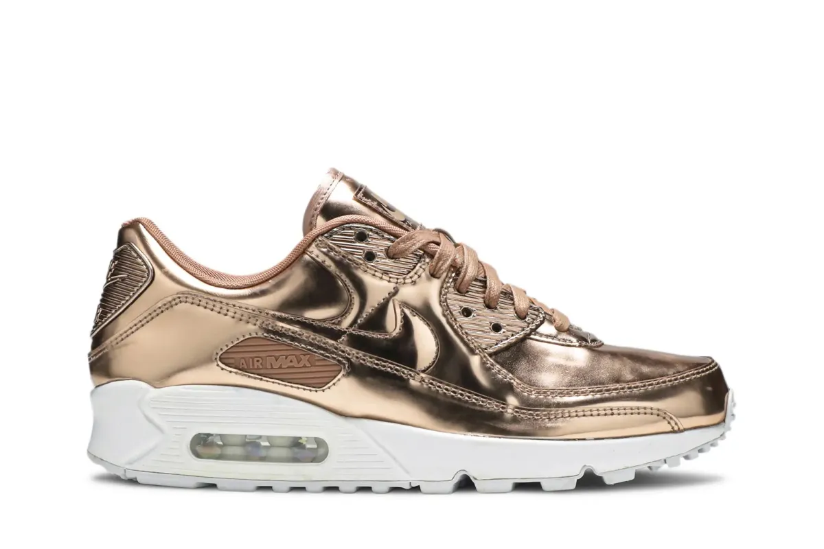 [CQ6639-600] Womens Nike Air Max 90 ‘Metallic Pack ‘Rose Gold' made by Nike