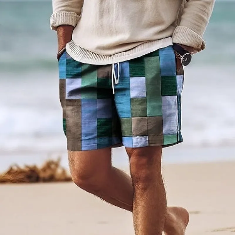 Summer Breathable Fashion Hawaiian Beach Pants Trade 3d Printed Casual Shorts made by Zulily
