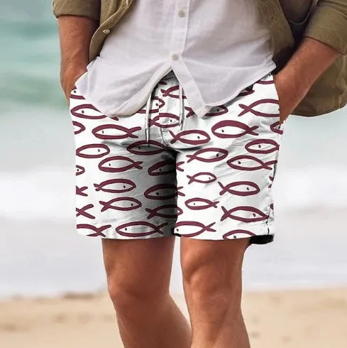 Summer Breathable Fashion Hawaiian Beach Pants Trade 3d Printed Casual Shorts sold by Zulily product image thumbnail 5