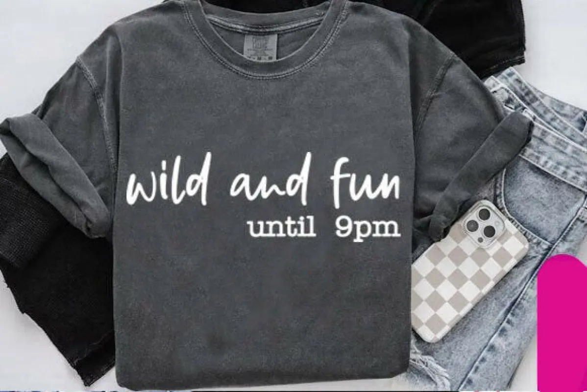 Wild and Fun Until 9 pm Graphic Tee made by Zulily