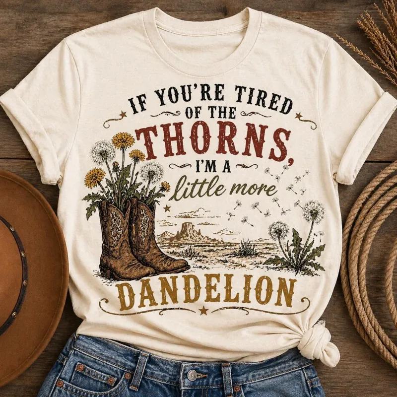 Dandelion Graphic Tee made by Zulily