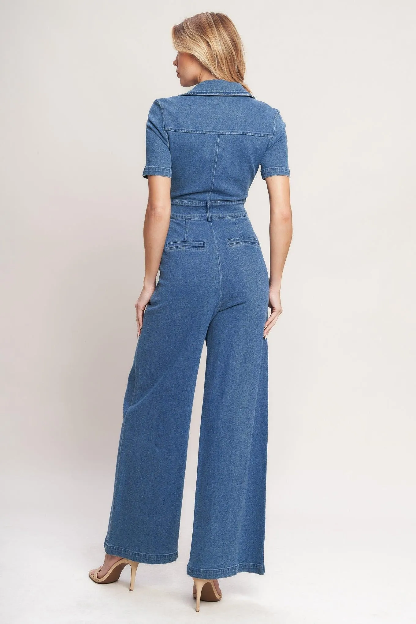 Catch Your Gaze Denim Jumpsuit sold by Zulily product image thumbnail 2