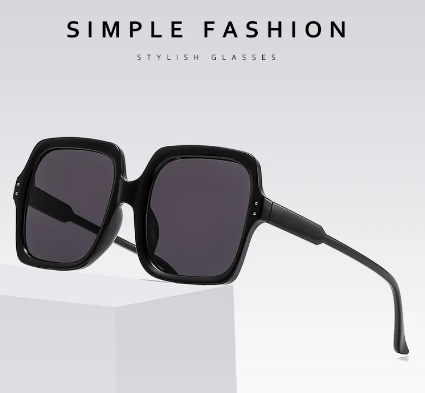 Affordable Retro Gradient Oversized Men Sun Glasses made by Zulily