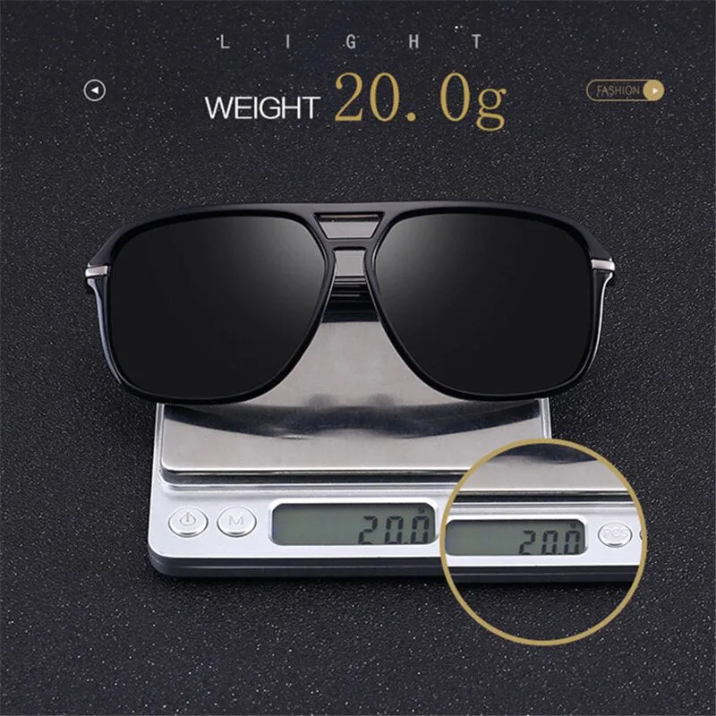 Oversized Sunglasses Men Polarized Mirror Goggles Driving Sun Glasses sold by Zulily product image thumbnail 4