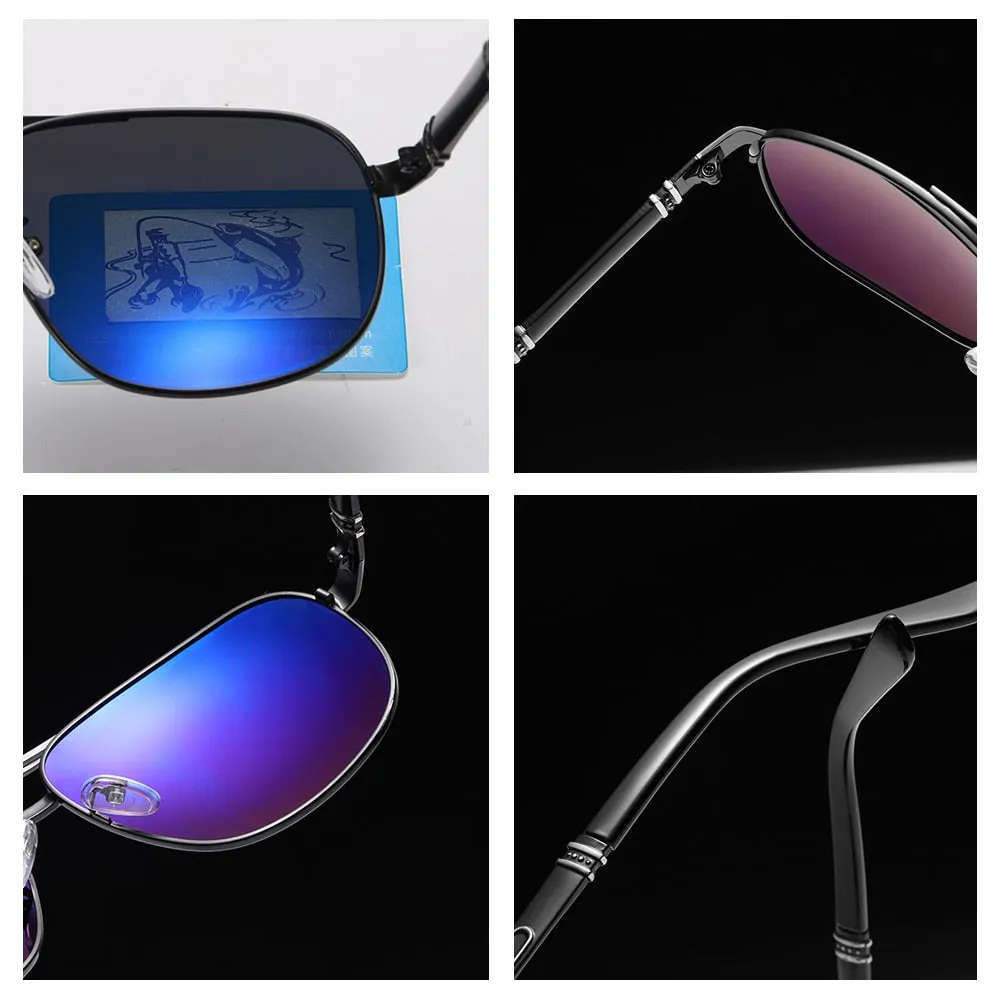Polarized Glasses for Driving Male Sunglass Brand Designer Black Sun Glasses sold by Zulily product image thumbnail 4
