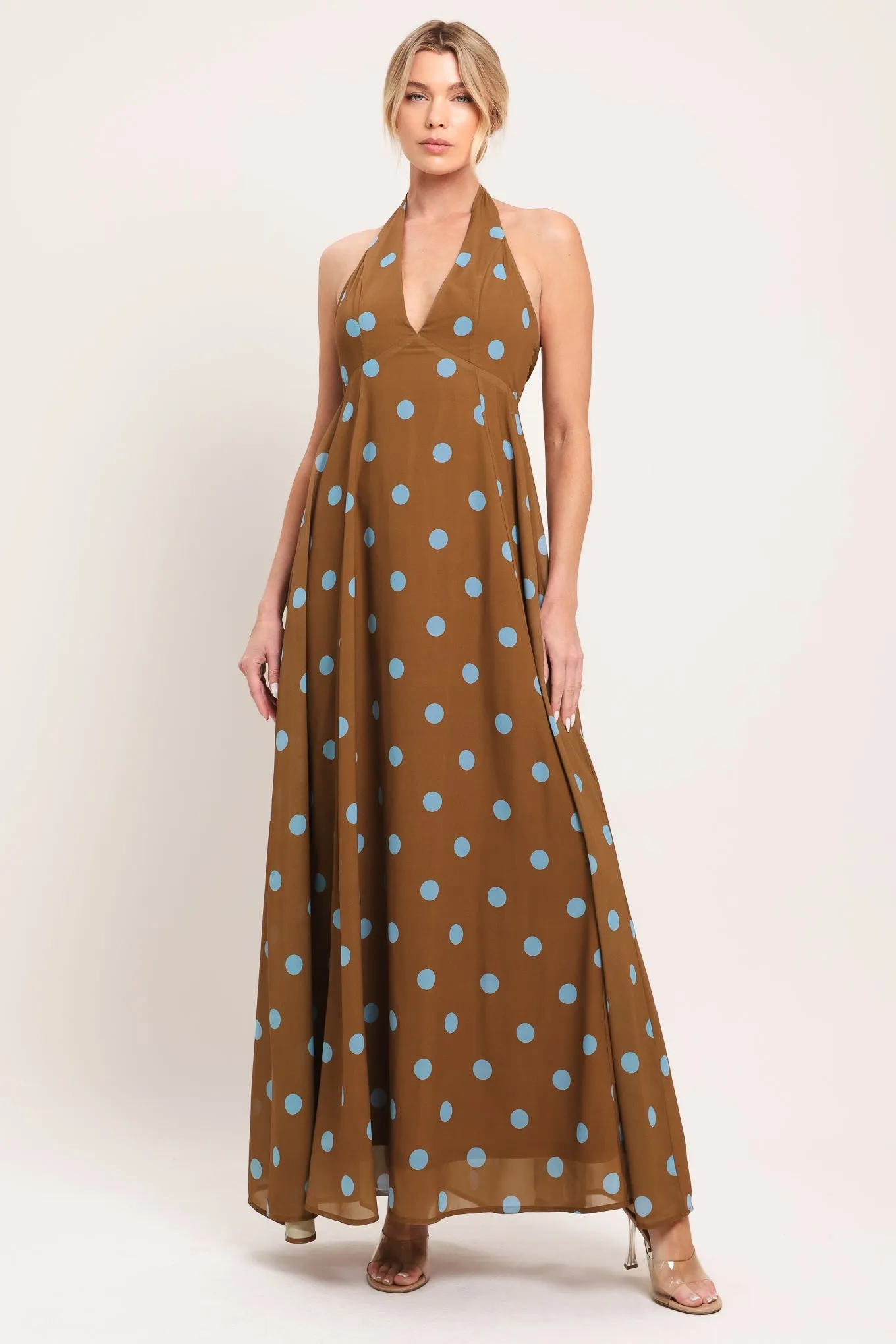 Dotty Love Woven Midi Dress sold by Zulily product image thumbnail 2