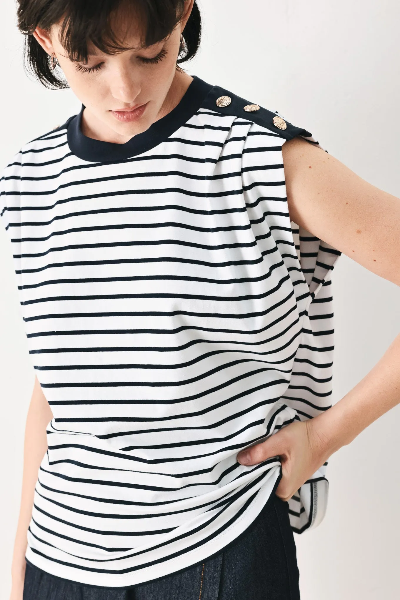 Everyday Cool Strip Knit Top sold by Zulily product image thumbnail 2
