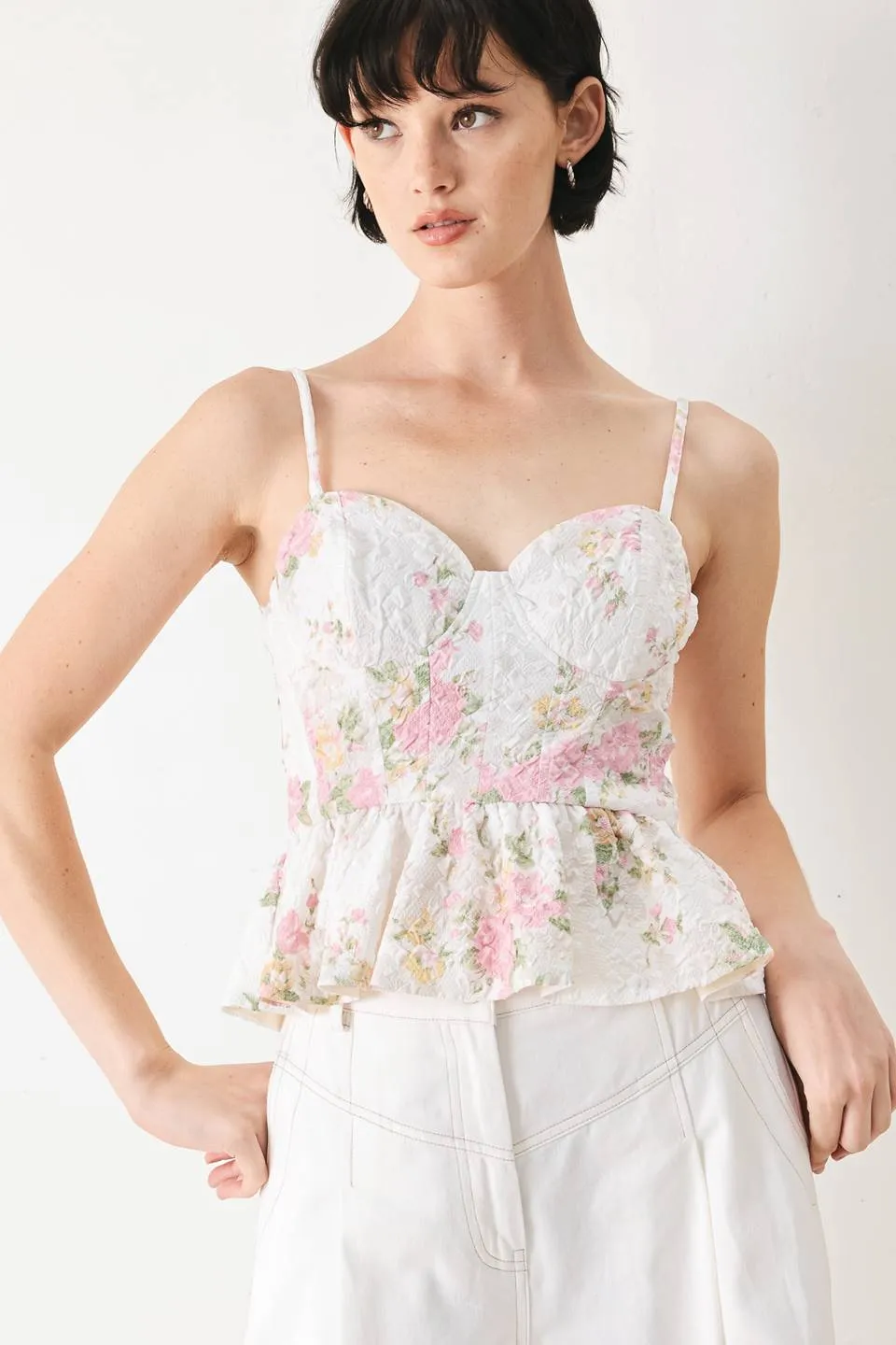 Garden Stay Woven Bustier Top sold by Zulily product image thumbnail 3
