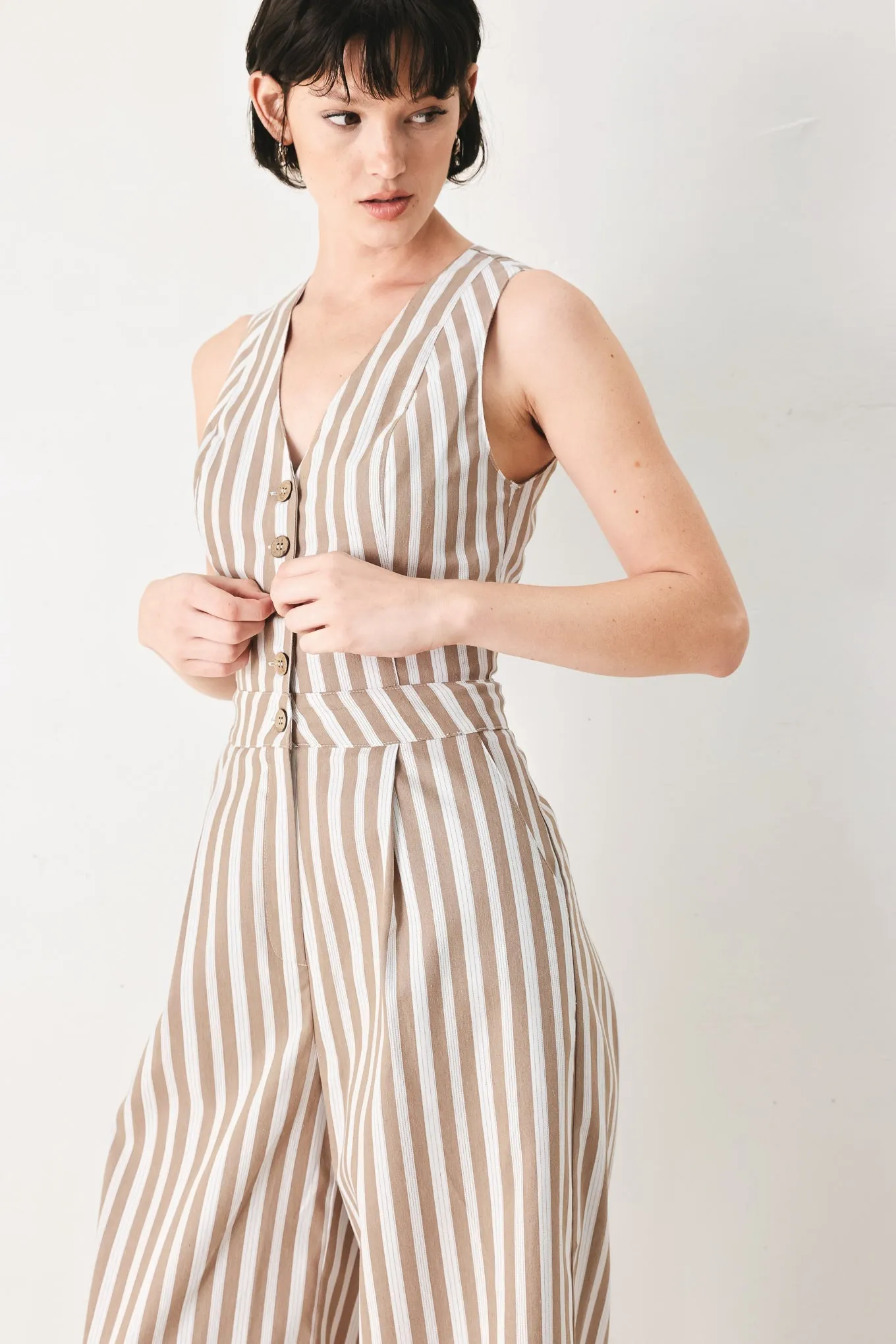Natural Rhythm Woven Jumpsuit sold by Zulily product image thumbnail 4