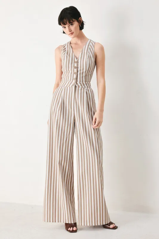 Natural Rhythm Woven Jumpsuit made by Flying Tomato