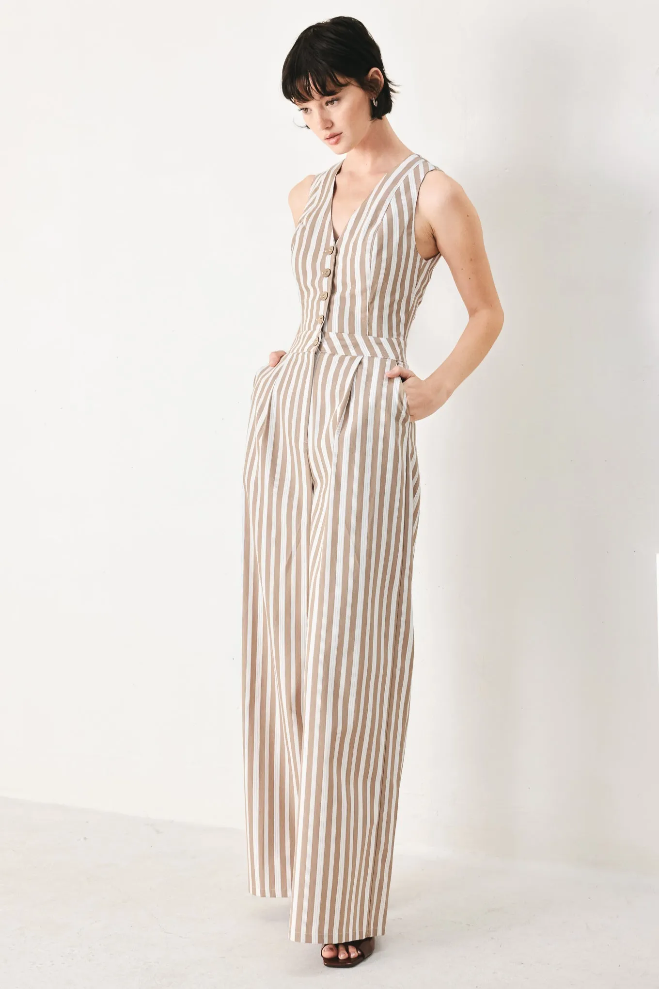 Natural Rhythm Woven Jumpsuit sold by Zulily product image thumbnail 5