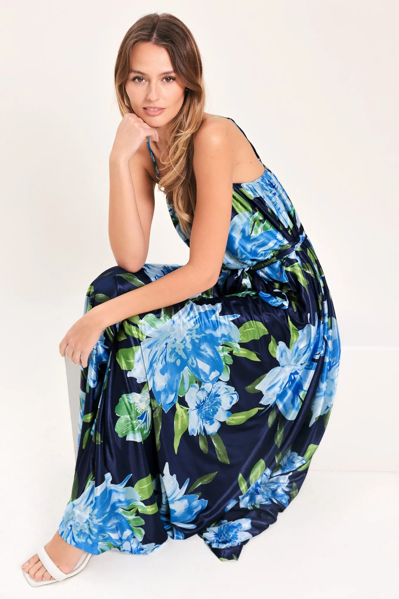 Elegant Blossom Woven Maxi Dress sold by Zulily product image thumbnail 5