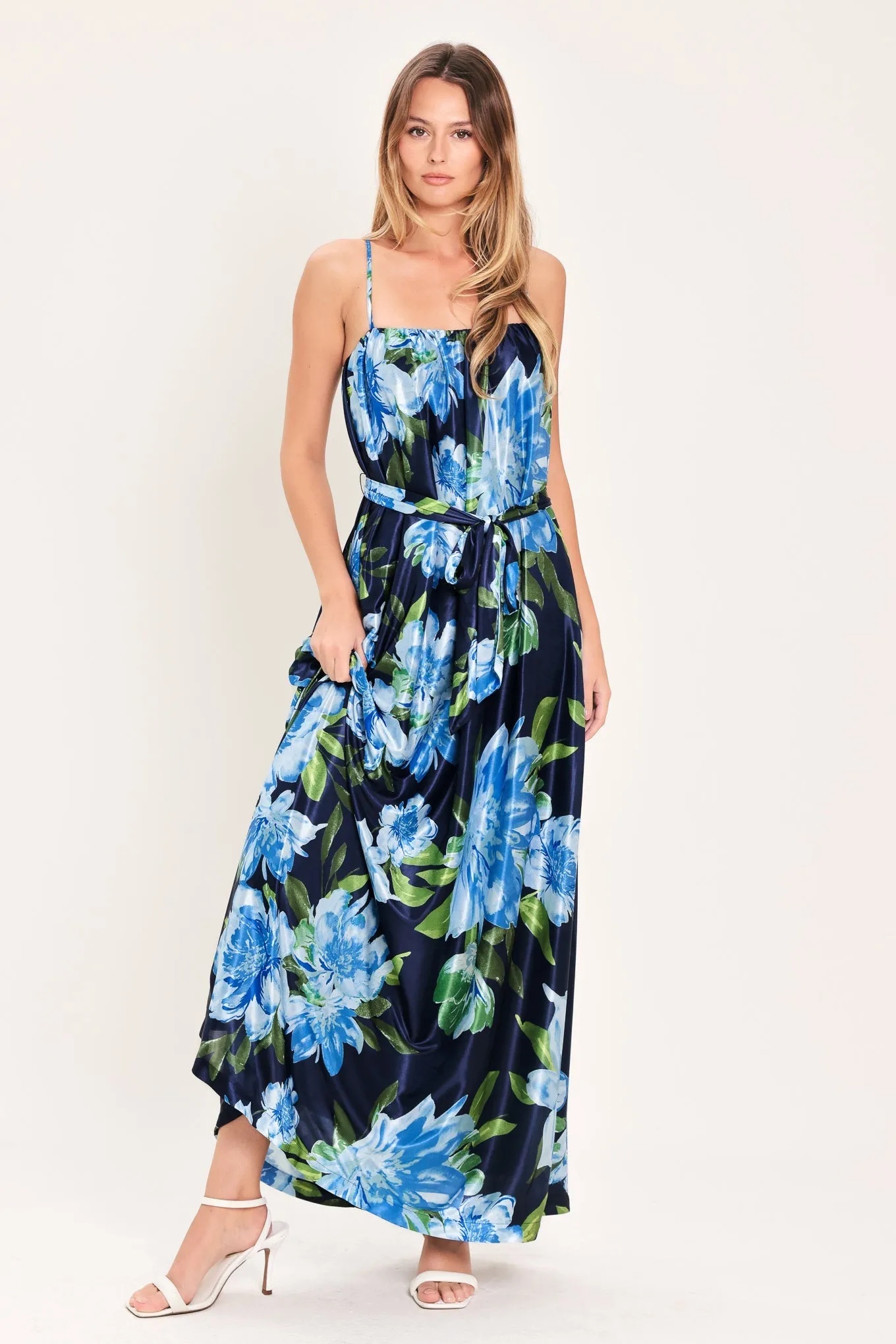 Elegant Blossom Woven Maxi Dress sold by Zulily product image thumbnail 4