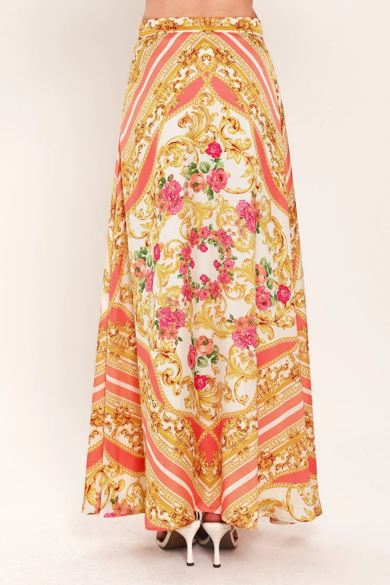 Luxe Love Story Woven Midi Circle Skirt sold by Zulily product image thumbnail 5