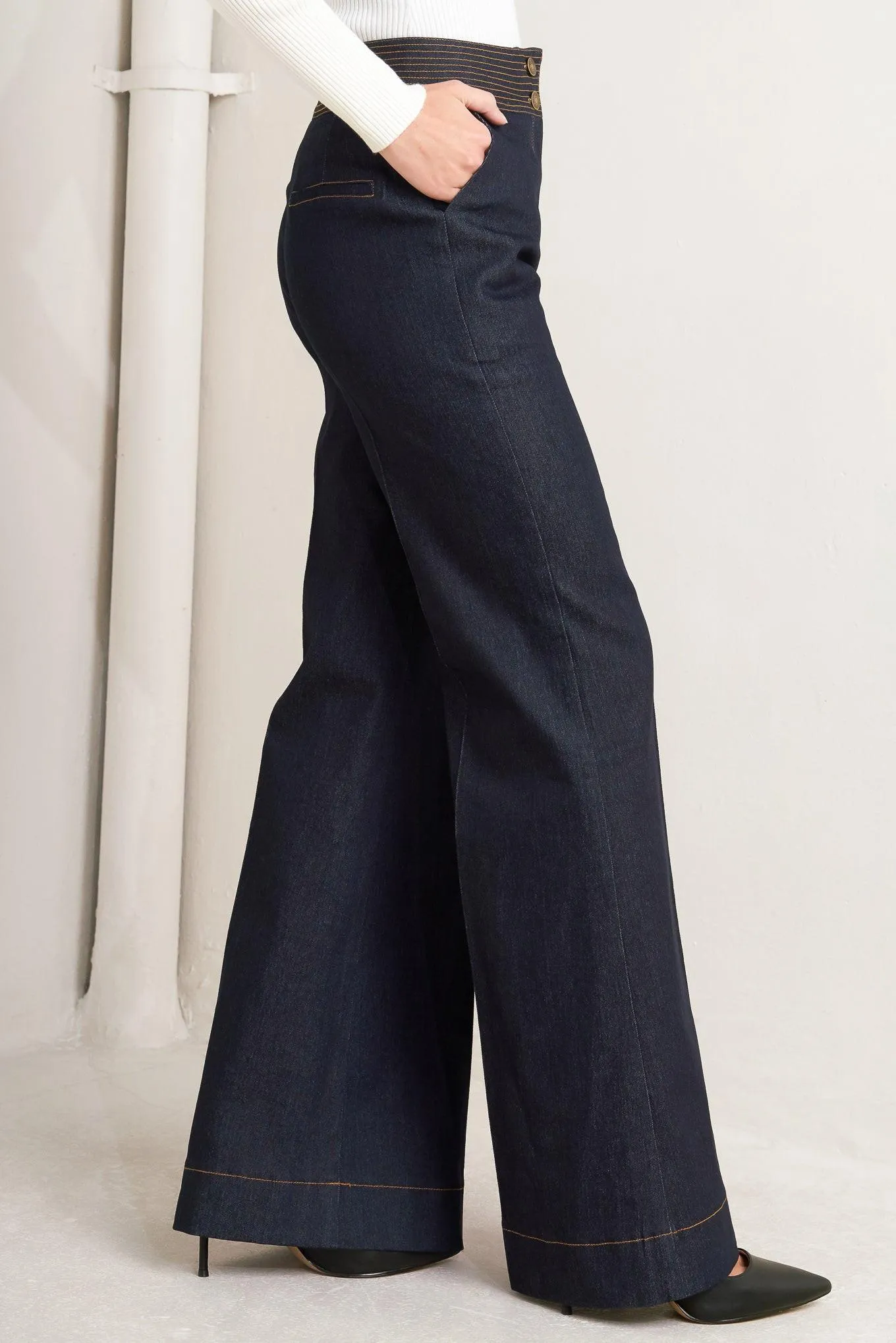 Strong Frame Denim Pants sold by Zulily product image thumbnail 3