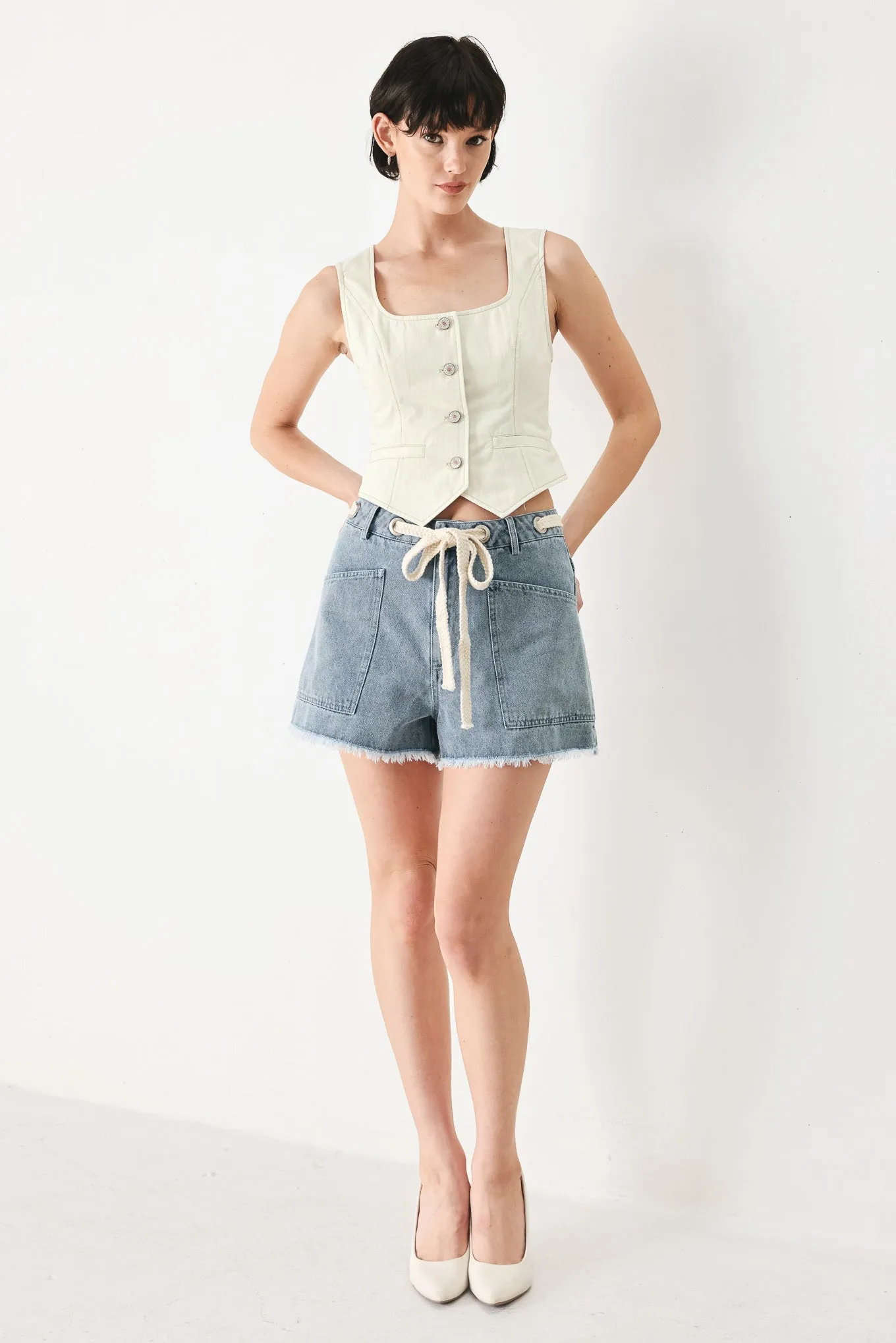 Power Soft Woven Vest sold by Zulily product image thumbnail 3