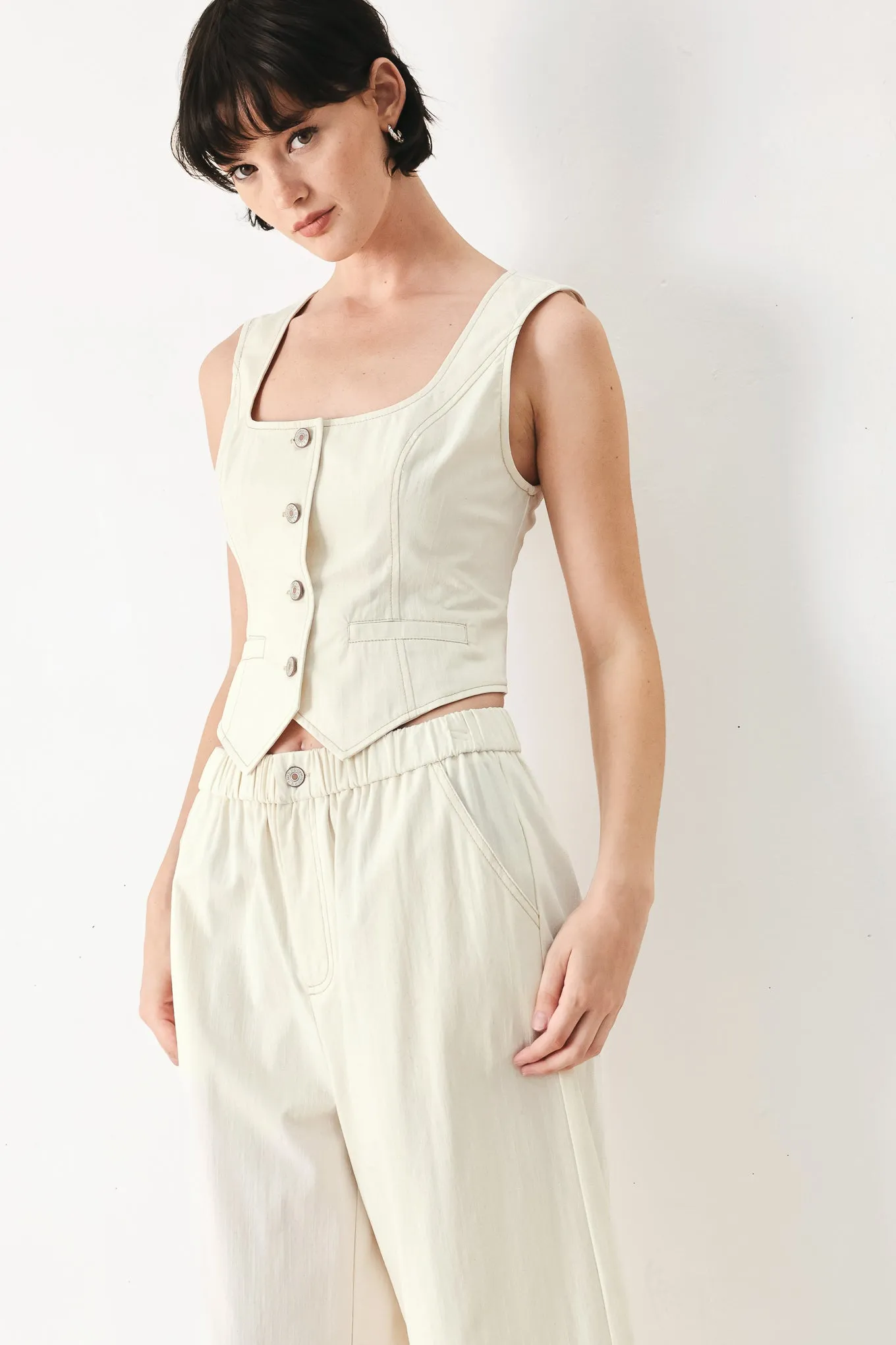 Power Soft Woven Vest sold by Zulily product image thumbnail 4