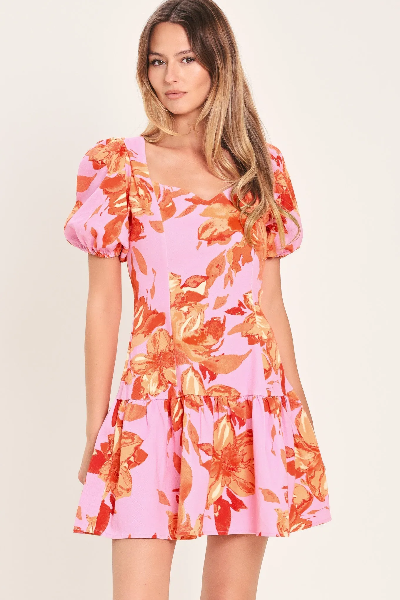 Pink Bloom Woven Mini Dress sold by Zulily product image thumbnail 4